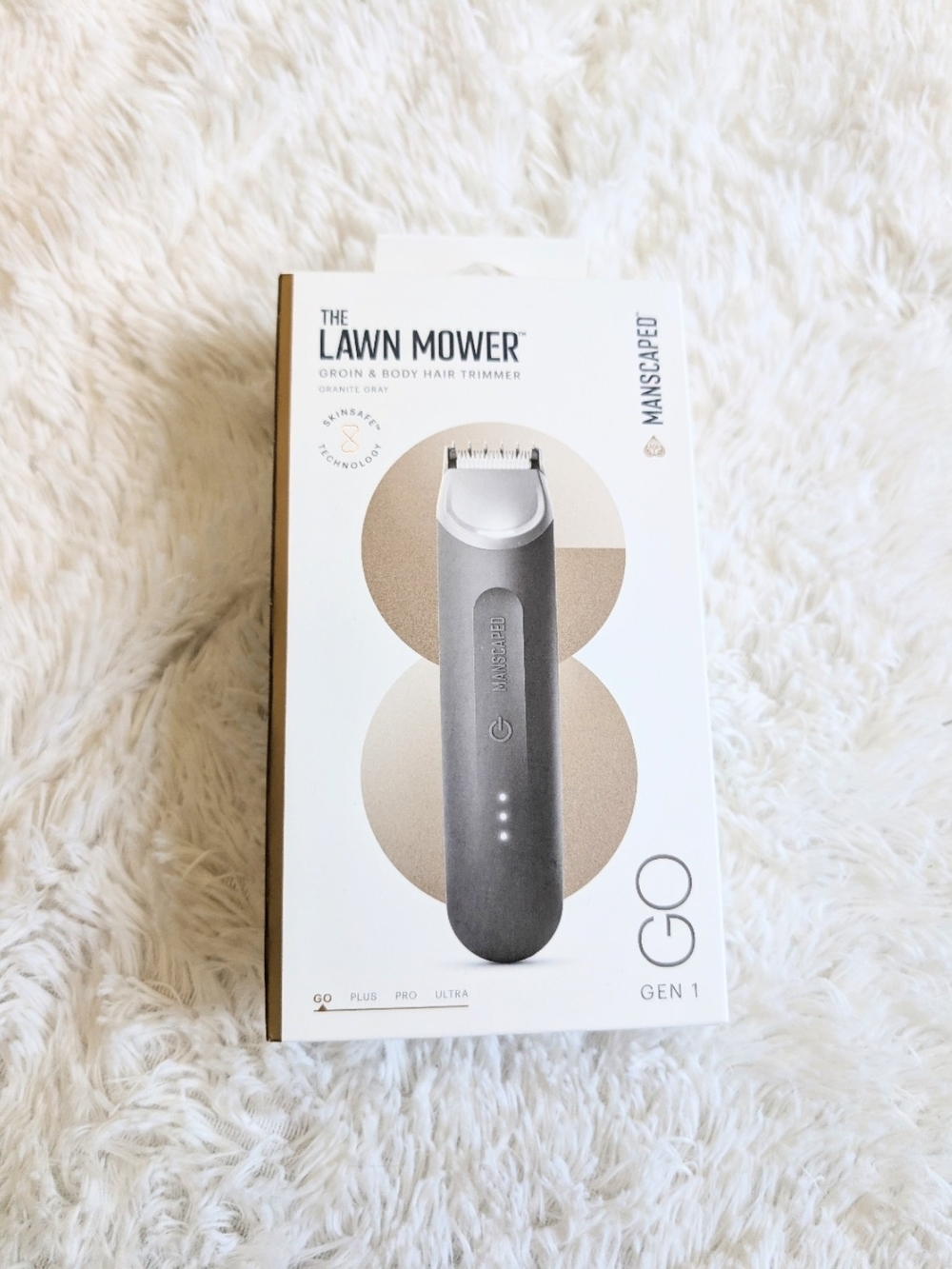 Manscaped The Lawn Mower GO Gen 1 Gray Groin & Body Hair Trimmer New In Box